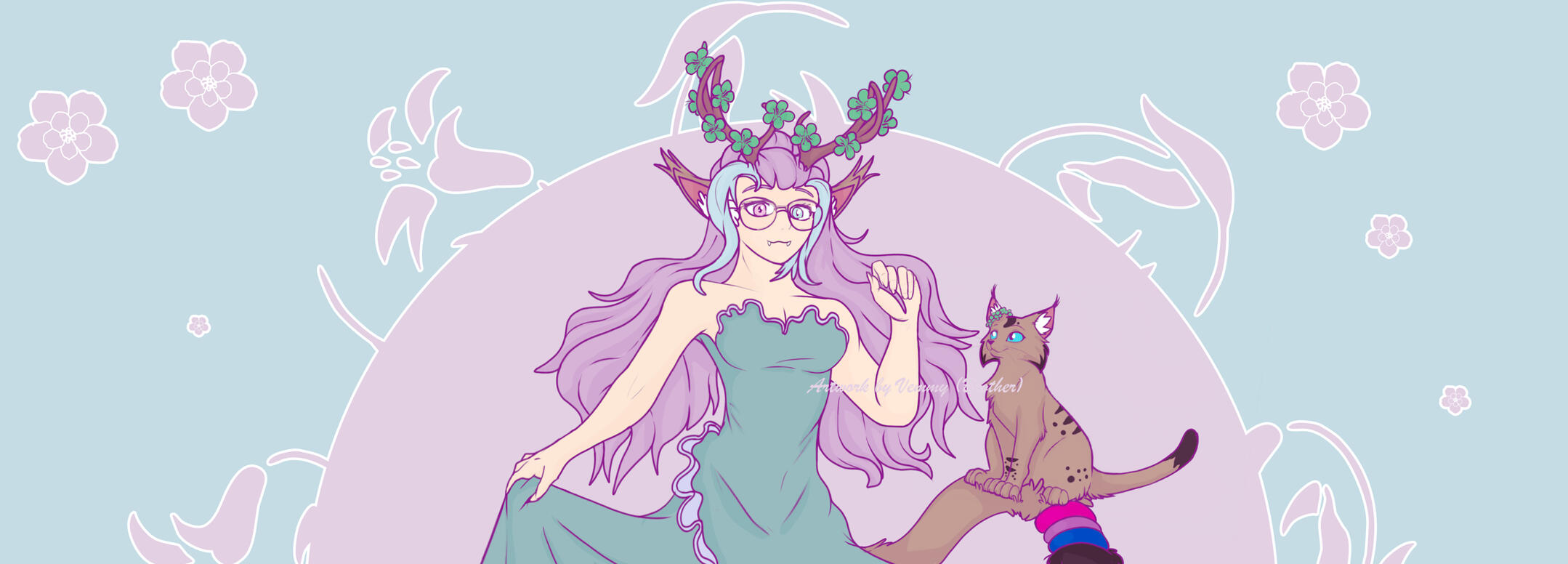 Lilaclynx and Chester